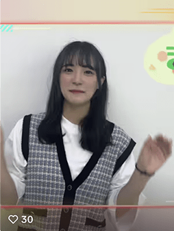 TikTokに投稿された動画