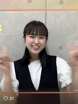 TikTokに投稿された動画